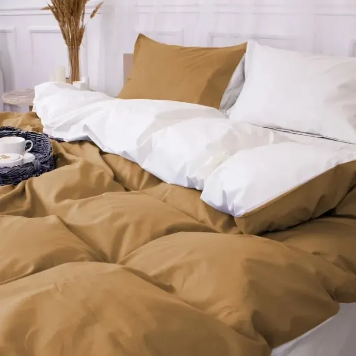Постільна білизна MirSon Poplin Line 002 + 015 Lorena 200 x 220 (2200006280057) зображення 3