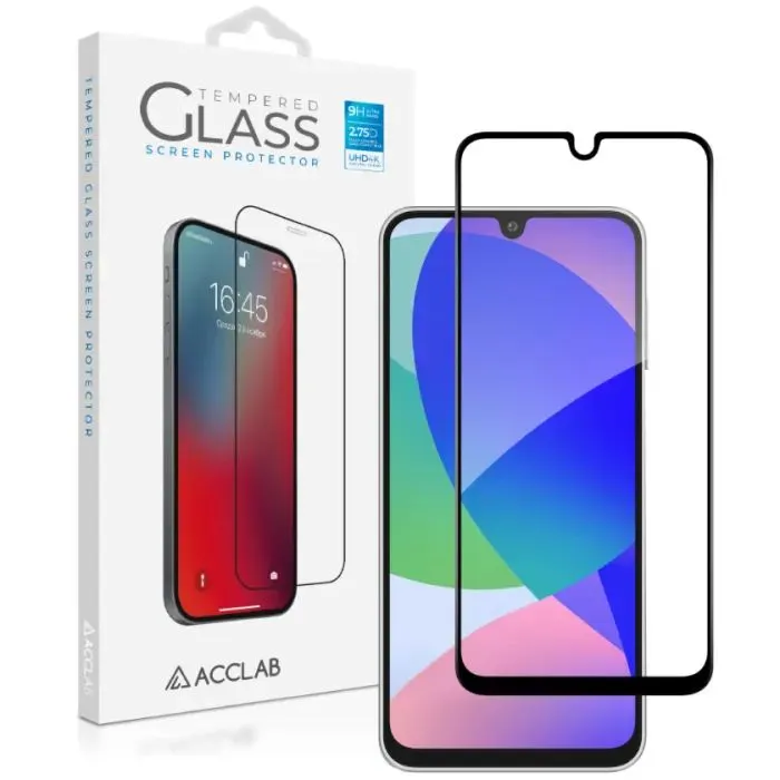 Скло захисне ACCLAB Full Glue Samsung F16 Black (1283126620249)