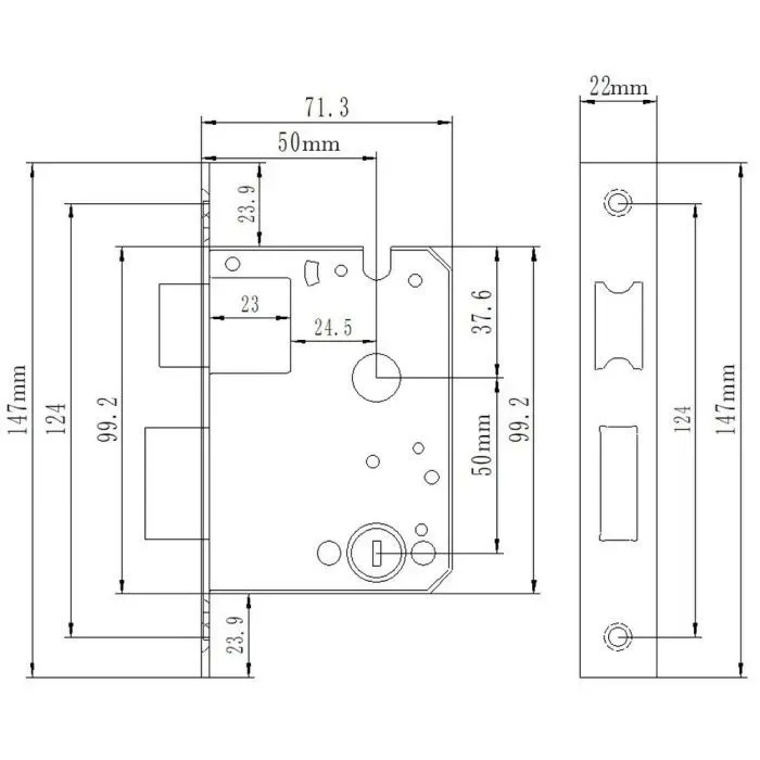 Розумний замок SEVEN LOCK SL-7740BF black (SL7740BFb) зображення 6