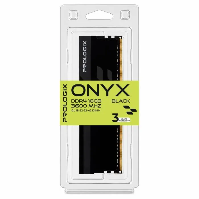 Модуль памяти для компьютера DDR4 16GB 3600 MHz Onyx Black Prologix (PRO16GB3600YB4) изображение 4