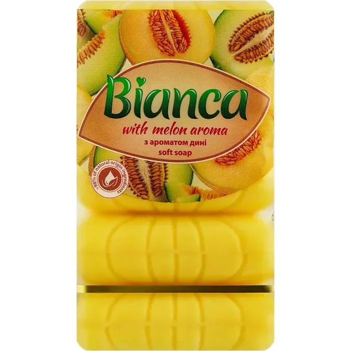Тверде мило Bianca Melon Aroma Soft Soap 5 х 70 г (4823107611513)