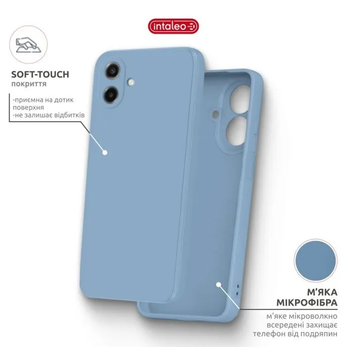 Чохол до мобільного телефона Intaleo SoftShell Samsung A07 Light Blue (1283126631238) зображення 5