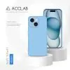 Чохол до мобільного телефона ACCLAB SoftShell Apple iPhone 15 Light Blue (1283126586354) зображення 4
