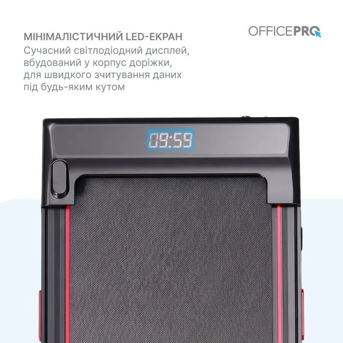 Бігова доріжка OfficePro TD058 1.5 HP 1-6 км/год 90 кг (TD058) зображення 4