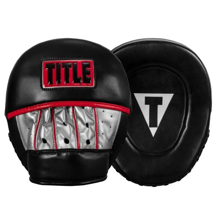 Лапи боксерські Title Boxing Valiant Punch Mitts - Black/Silver (VLTPM BK/SV)