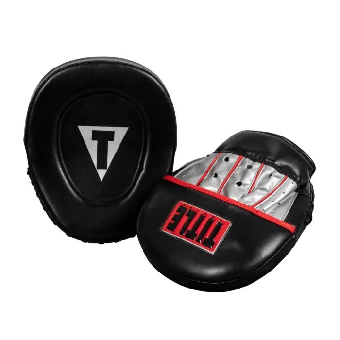 Лапи боксерські Title Boxing Valiant Punch Mitts - Black/Silver (VLTPM BK/SV) зображення 3