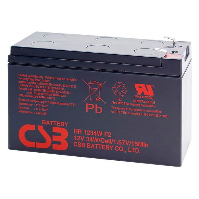 Батарея к ИБП 12В 9Ач CSB (HR1234WF2)