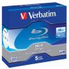 Диск BD Verbatim 25Gb 6x Jewel Case 5шт LTH (43753)