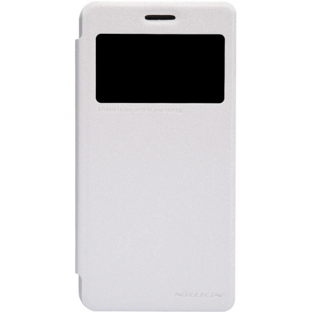 Чохол до мобільного телефона Nillkin для Lenovo S660 /Spark/ Leather/White (6164336)