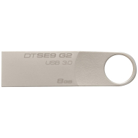 USB флеш накопитель Kingston 8GB DataTraveler SE9 G2 Metal Silver USB 3.0 (DTSE9G2/8GB)