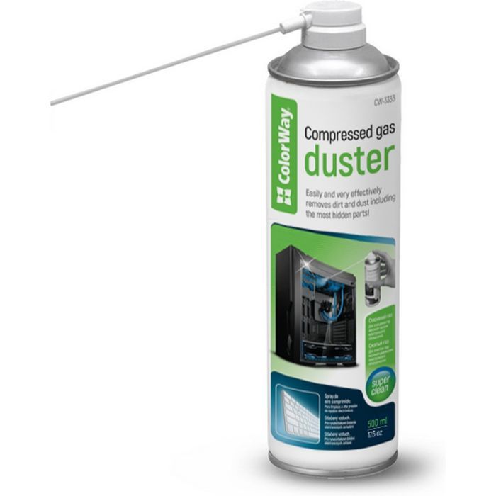 Чистящий сжатый воздух spray duster 500ml ColorWay (CW-3333)