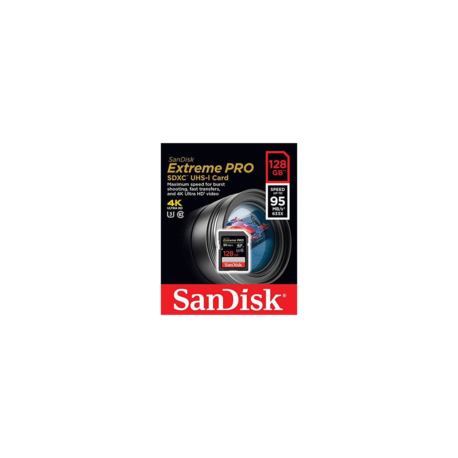 Карта пам'яті SanDisk 128GB SDXC Extreme Pro UHS-I U3 Class10 (SDSDXPA-128G-G46) зображення 3