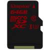 Карта пам'яті Kingston 64GB microSD class 10 UHS-I U3 (SDCA3/64GBSP)