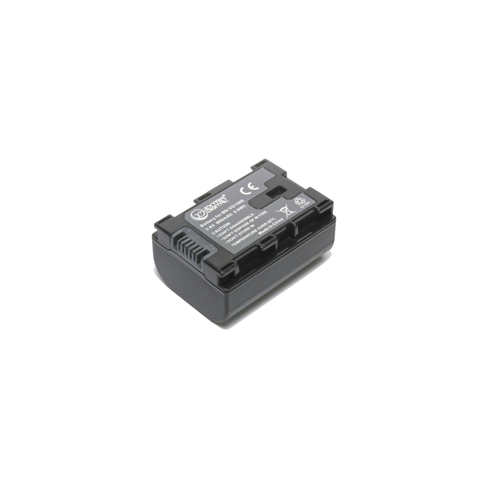 Акумулятор до фото/відео Extradigital JVC BN-VG108E (chip) (BDJ1309) зображення 4