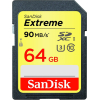 Карта памяти SanDisk Extreme SDXC 64GB Class 10 UHS-I U3 (SDSDXNE-064G-GNCIN)