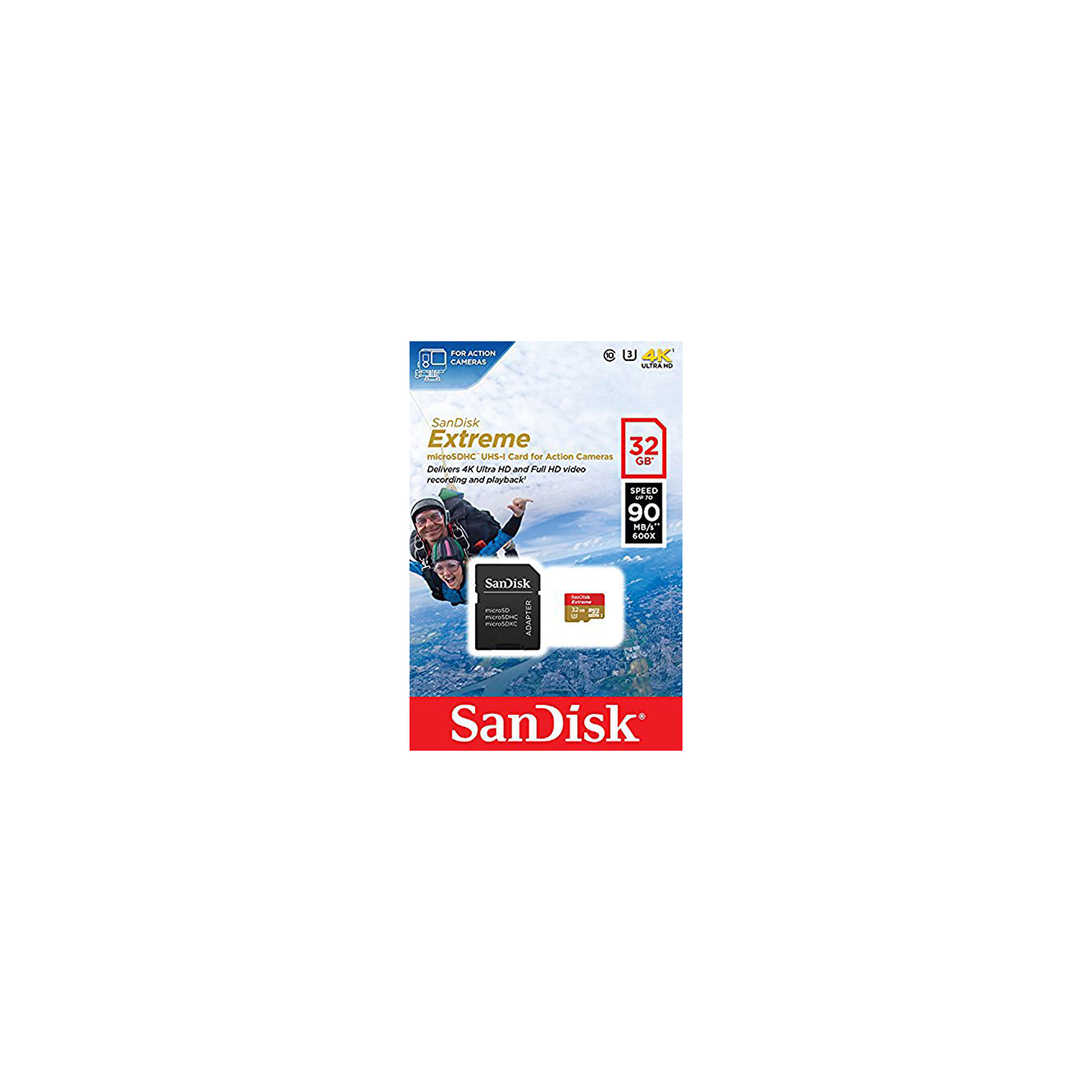 Карта памяти SanDisk 32GB microSDHC Class 10 UHS-I (SDSQXNE-032G-GN6AA) изображение 4