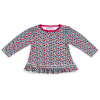 Набір дитячого одягу Luvena Fortuna для дівчаток: кофточка, штанці і хутряна жилетка (G8070.18-24) зображення 2