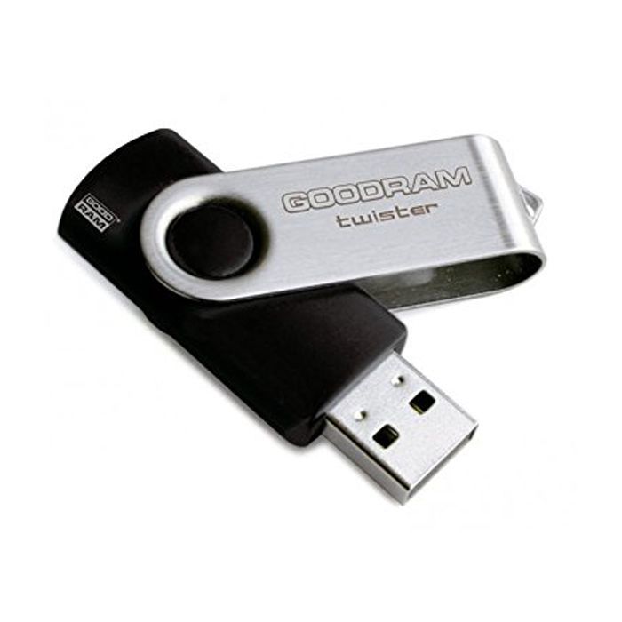 USB флеш накопитель Goodram 8GB Twister Black USB 2.0 (UTS2-0080K0R11) изображение 2