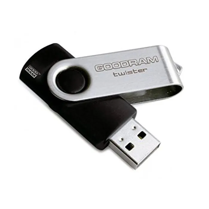 USB флеш накопитель Goodram 8GB Twister Black USB 2.0 (UTS2-0080K0R11) изображение 2