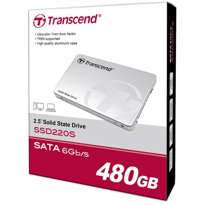 Накопитель SSD 2.5" 960GB Transcend (TS960GSSD220S) изображение 4