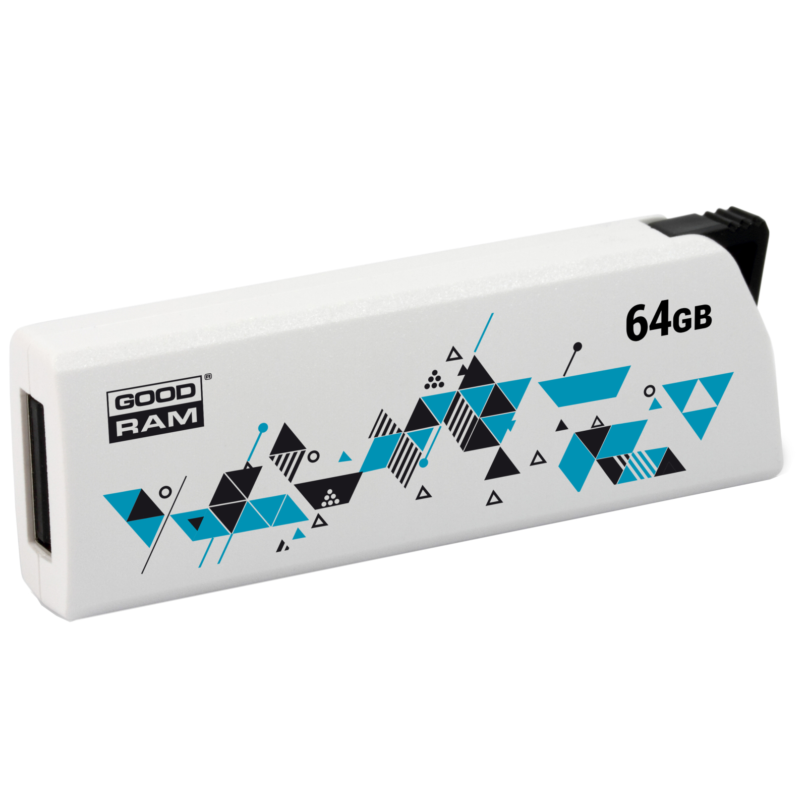 USB флеш накопитель Goodram 64GB Cl!ck White USB 2.0 (UCL2-0640W0R11) изображение 3