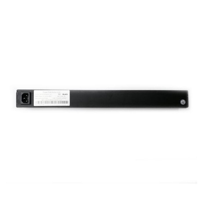 Силовой блок Eserver 19" 8 розеток, выкл., алюм. корпус PDU 220В, 16А (WT-2261A-GER-8WAY-WO) изображение 3