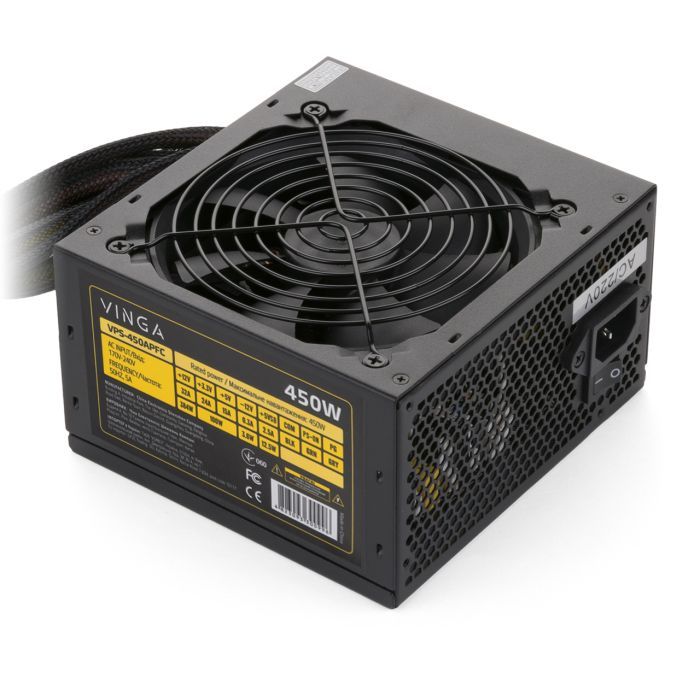 Блок живлення Vinga 450W (VPS-450APFC) зображення 2