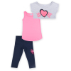 Набір дитячого одягу Breeze "LOVE" з паєток (9007-128G-pink)