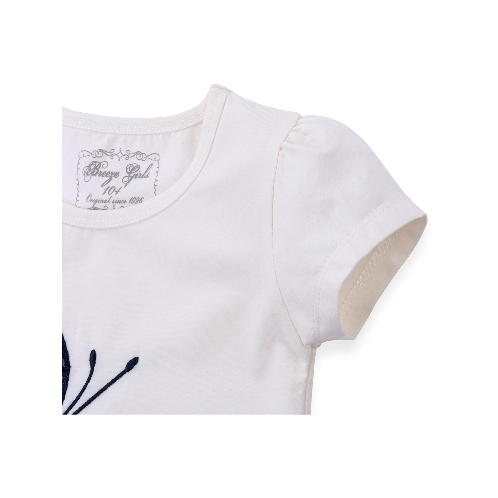 Набір дитячого одягу Breeze футболка з метеликом та штанцями (8969-98G-cream) зображення 5
