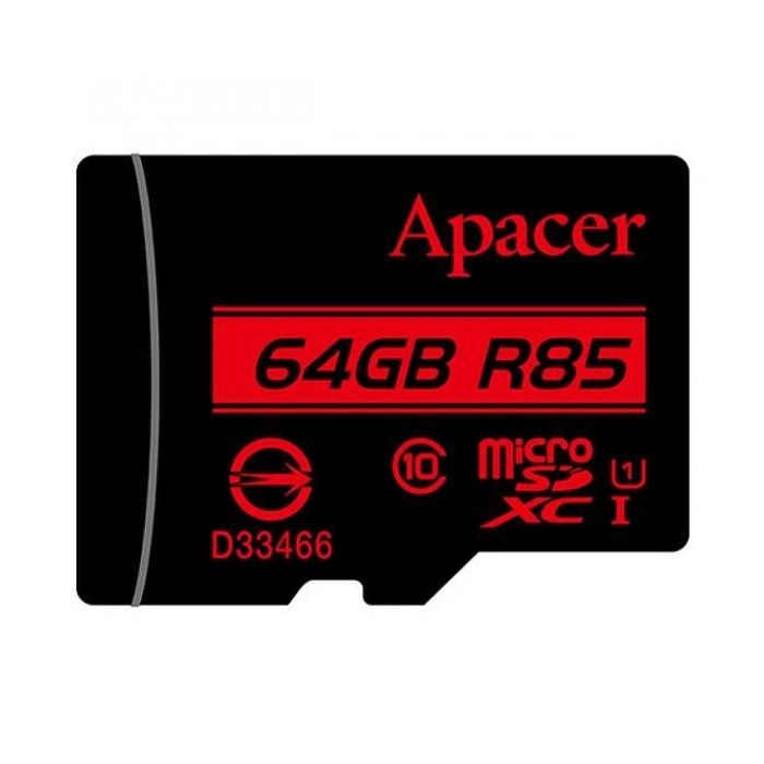Карта памяти Apacer 64GB microSDXC class 10 UHS-I U1 (AP64GMCSX10U5-R) изображение 2