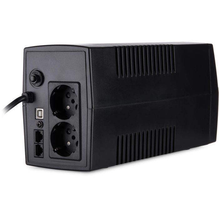 Пристрій безперебійного живлення Vinga LCD 600VA plastic case with USB (VPC-600PU) зображення 4