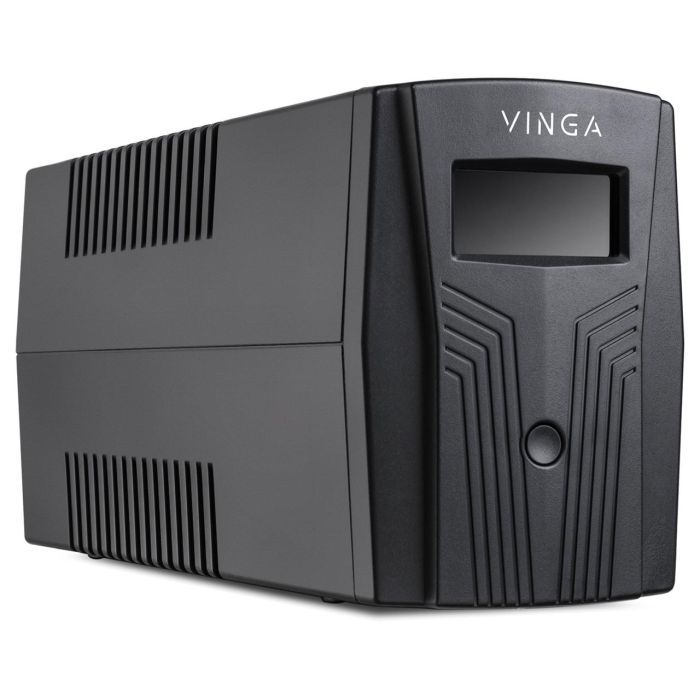 Пристрій безперебійного живлення Vinga LCD 600VA plastic case with USB (VPC-600PU) зображення 6