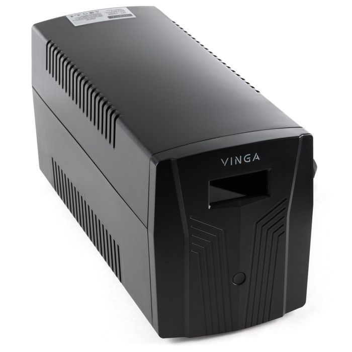 Пристрій безперебійного живлення Vinga LCD 600VA plastic case with USB (VPC-600PU) зображення 9