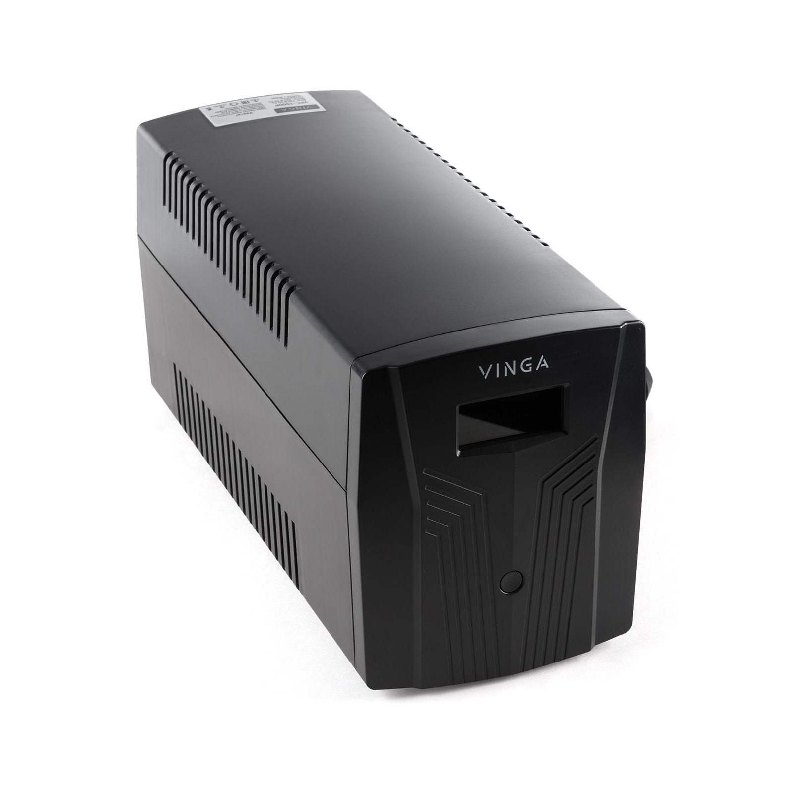 Источник бесперебойного питания Vinga LCD 600VA plastic case with USB (VPC-600PU) изображение 9