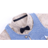 Набор детской одежды Necix's тройка с жилетом (9082-9B-blue) изображение 5