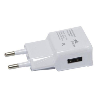 Зарядное устройство Florence USB, 1.0A white (TC10-USBWH)