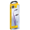 Дата кабель USB 2.0 AM to Lightning 1.0m Color Purple Florence (FDC-L1-2P)