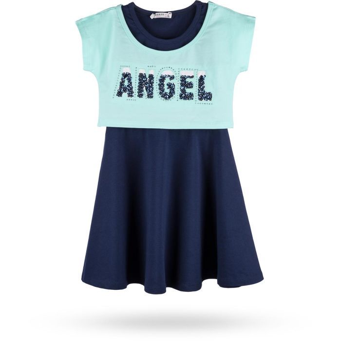 Плаття дитяче Breeze з топом "ANGEL" (10254-134G-green) зображення 4