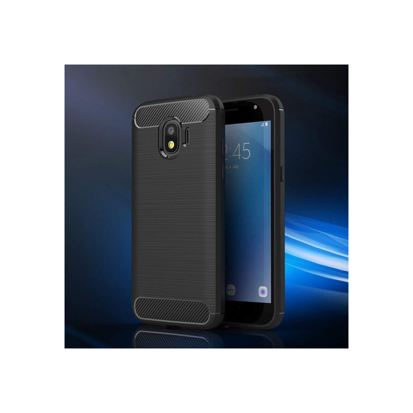 Чехол для мобильного телефона Laudtec для Samsung J2 2018/J250 Carbon Fiber (Black) (LT-J250F) изображение 10