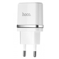 Зарядное устройство HOCO C12 2*USB, 2.4A, White (62704)