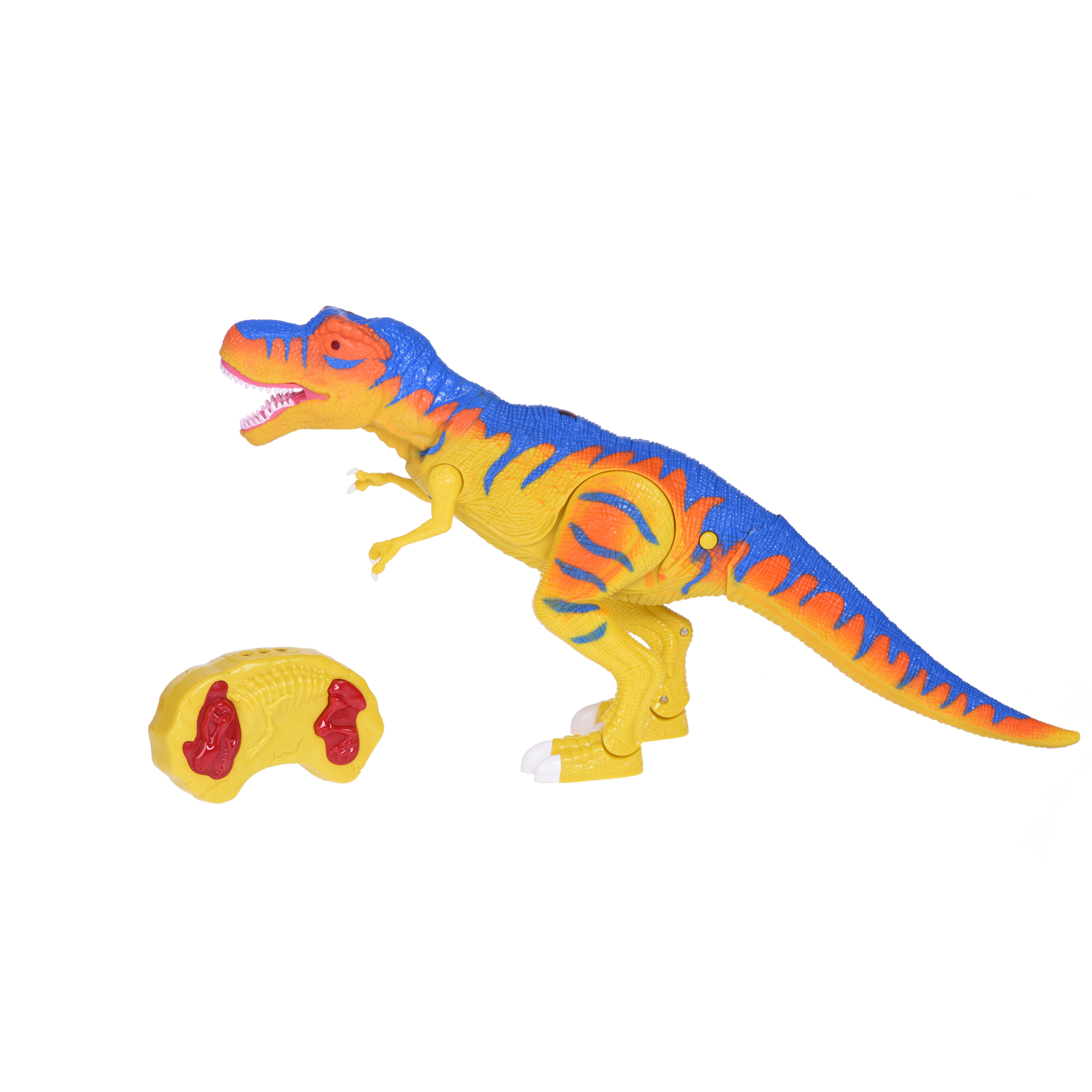 Интерактивная игрушка Same Toy Динозавр Dino World желтый со светом и звуком зеленый (RS6133BUt) изображение 11