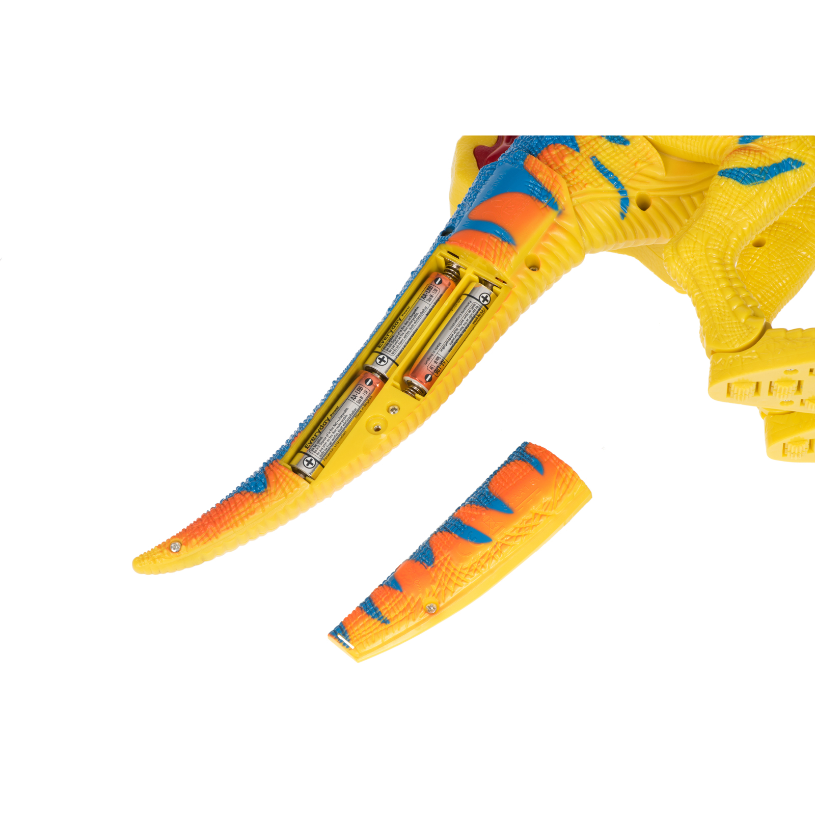 Интерактивная игрушка Same Toy Динозавр Dino World желтый со светом и звуком зеленый (RS6133BUt) изображение 4