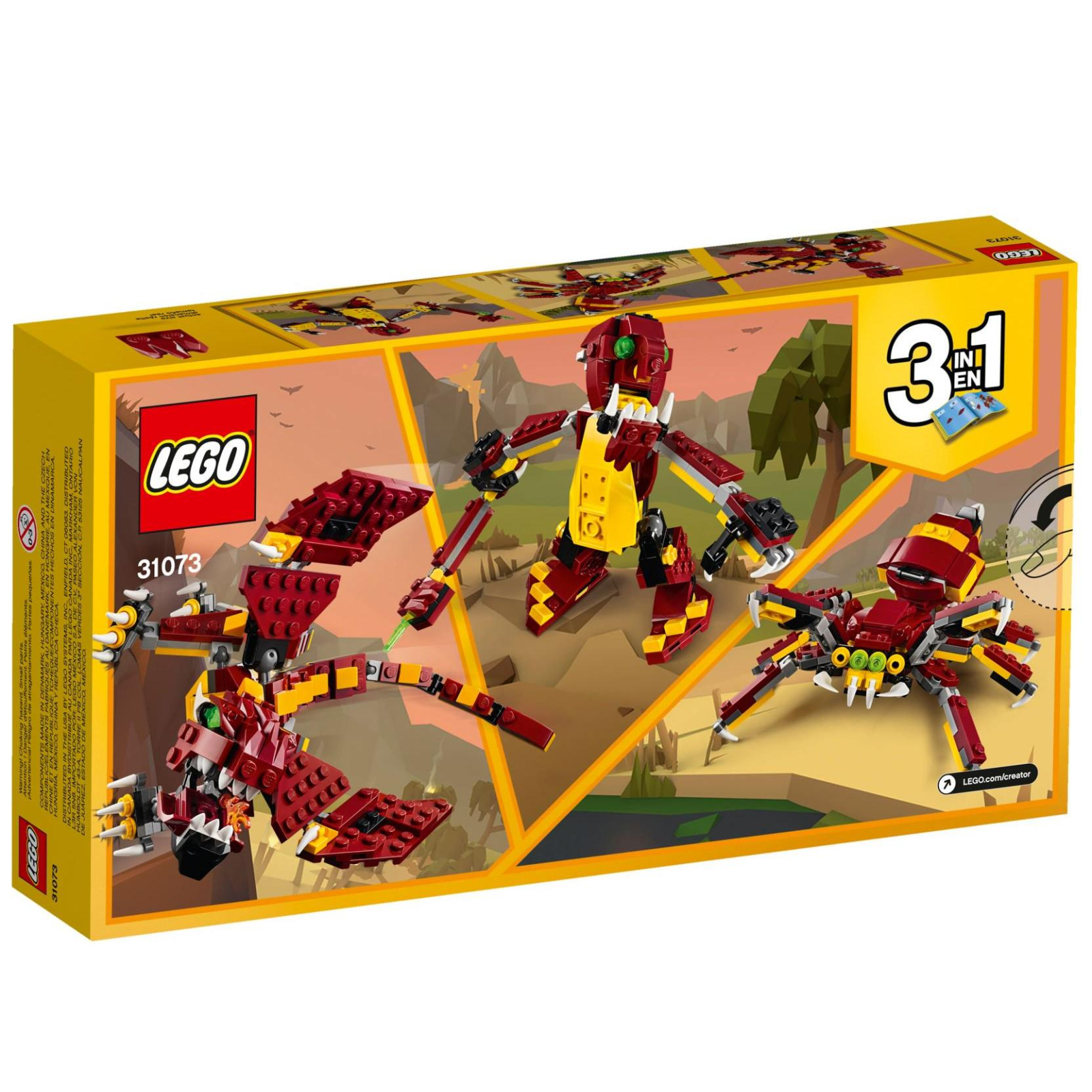 Конструктор LEGO Міфічні істоти (31073) зображення 6