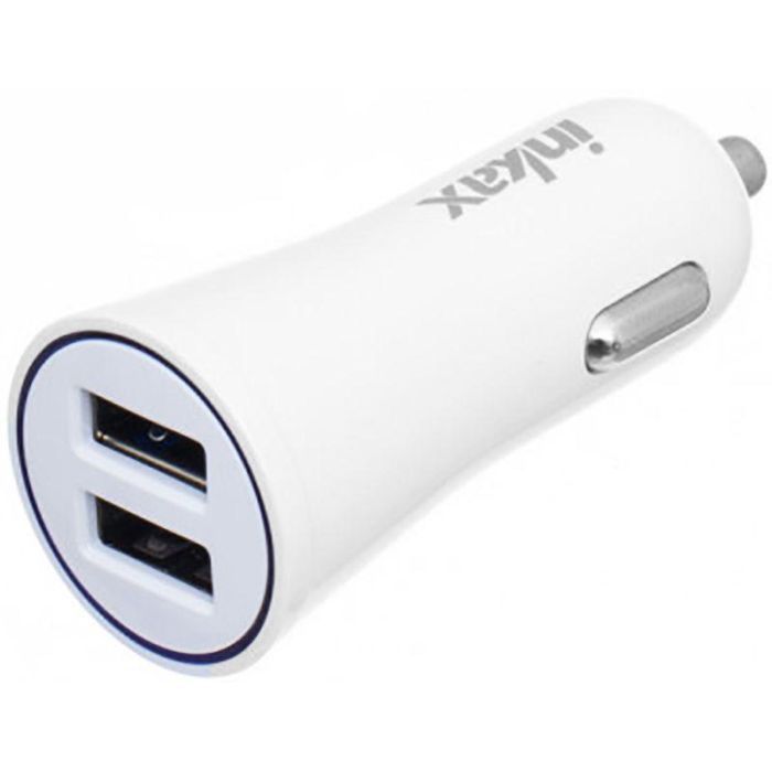 Зарядное устройство Inkax CD-29 Car charger + Micro cable 2USB 2.4A White (F_72211) изображение 3