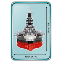 Конструктор Cobi Линкор Тирпиц, 1959 деталей (COBI-4809) изображение 4