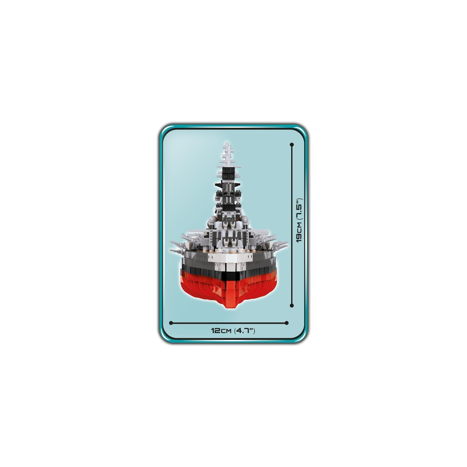 Конструктор Cobi World Of Ships Лінкор Тірпіц 1959 детале (5902251048099) зображення 4