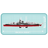 Конструктор Cobi Линкор Тирпиц, 1959 деталей (COBI-4809) изображение 5
