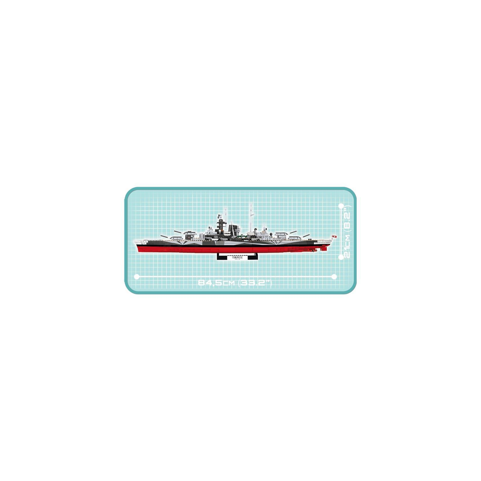 Конструктор Cobi World Of Ships Лінкор Тірпіц 1959 детале (5902251048099) зображення 5