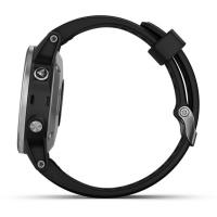Смарт-часы Garmin Fenix 5 Plus Silver with Black Silicone (010-01988-60) изображение 2