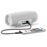 Акустическая система JBL Charge 4 Steel White (JBLCHARGE4WHT) изображение 6